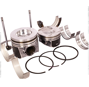 Image containing MAHLE engine components.